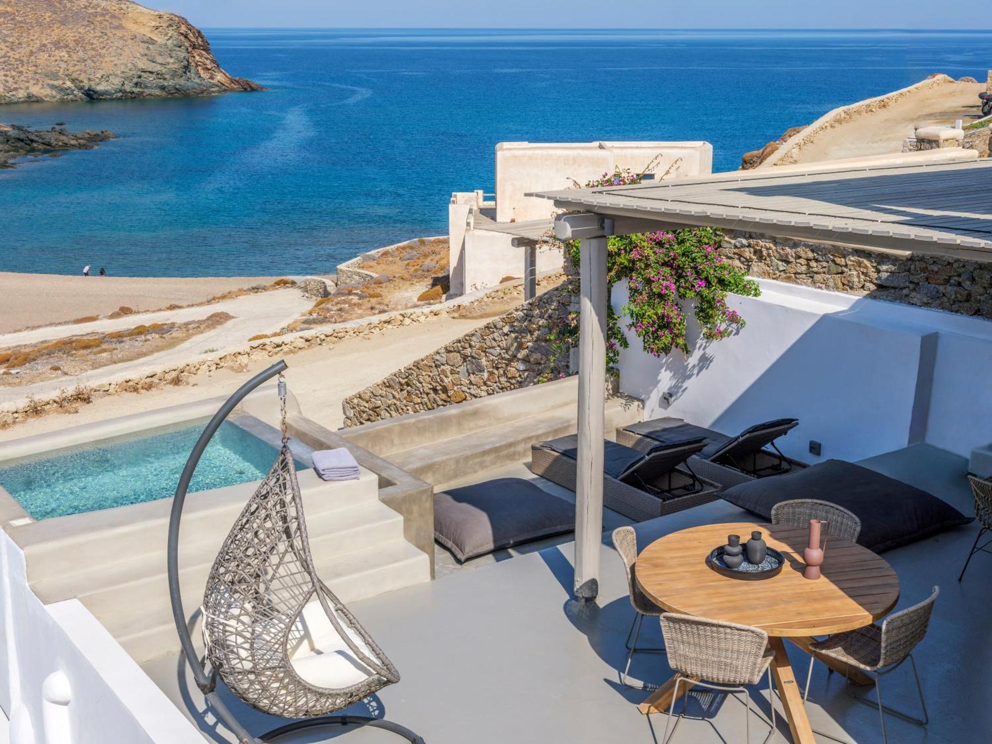 The Mykonist Merchia Beach Villas & Suites מראה חיצוני תמונה