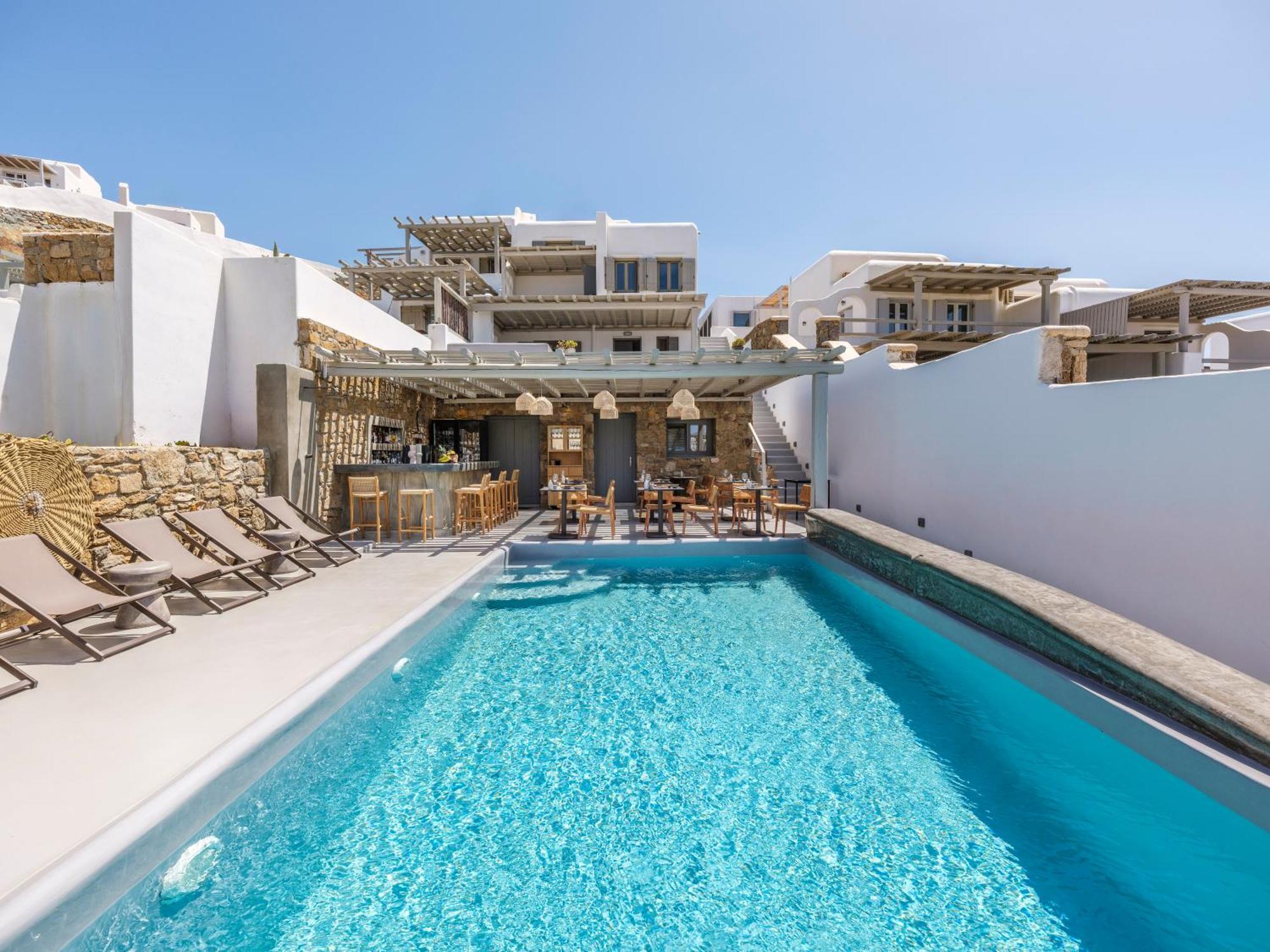 The Mykonist Merchia Beach Villas & Suites מראה חיצוני תמונה