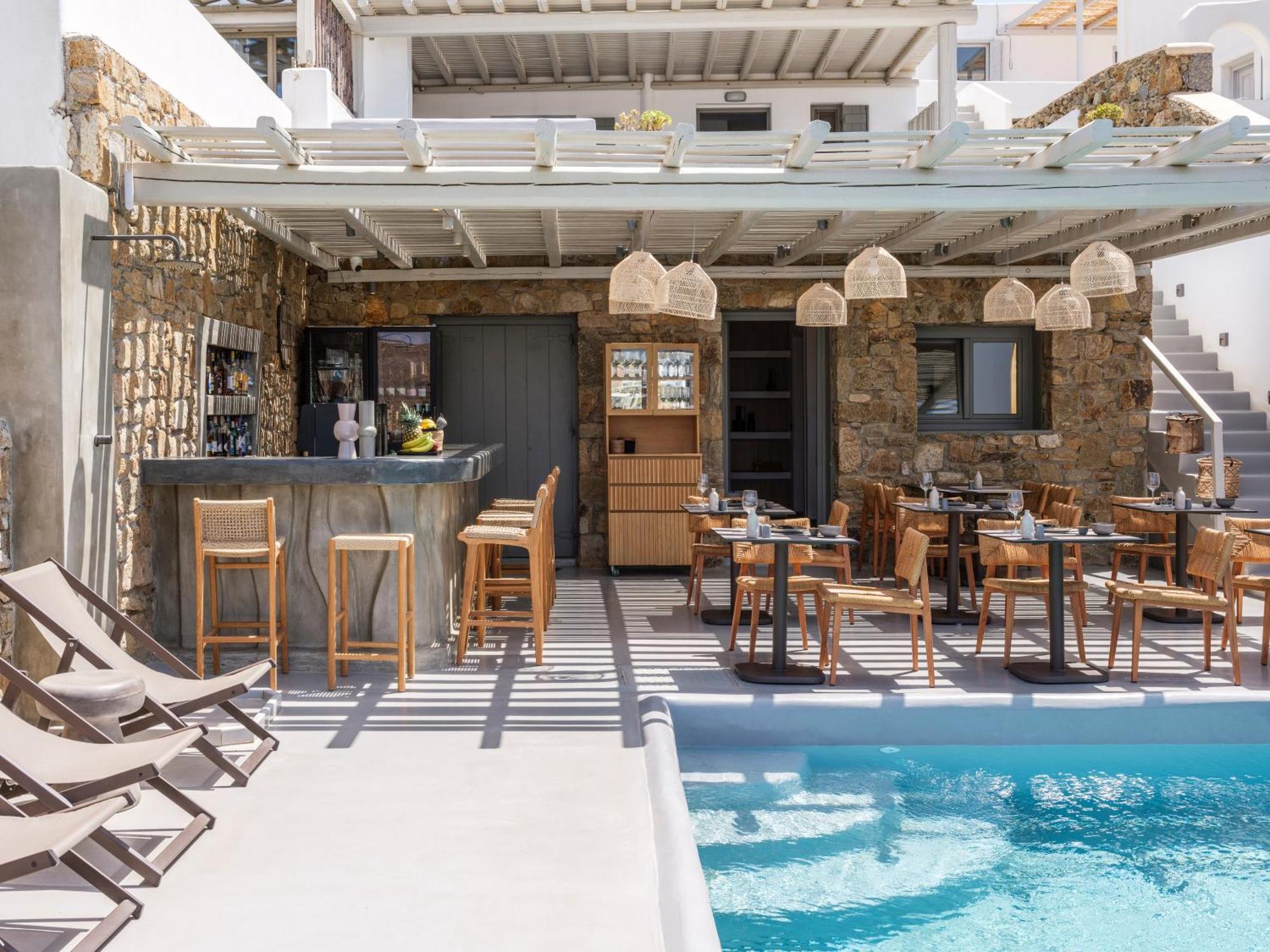 The Mykonist Merchia Beach Villas & Suites מראה חיצוני תמונה