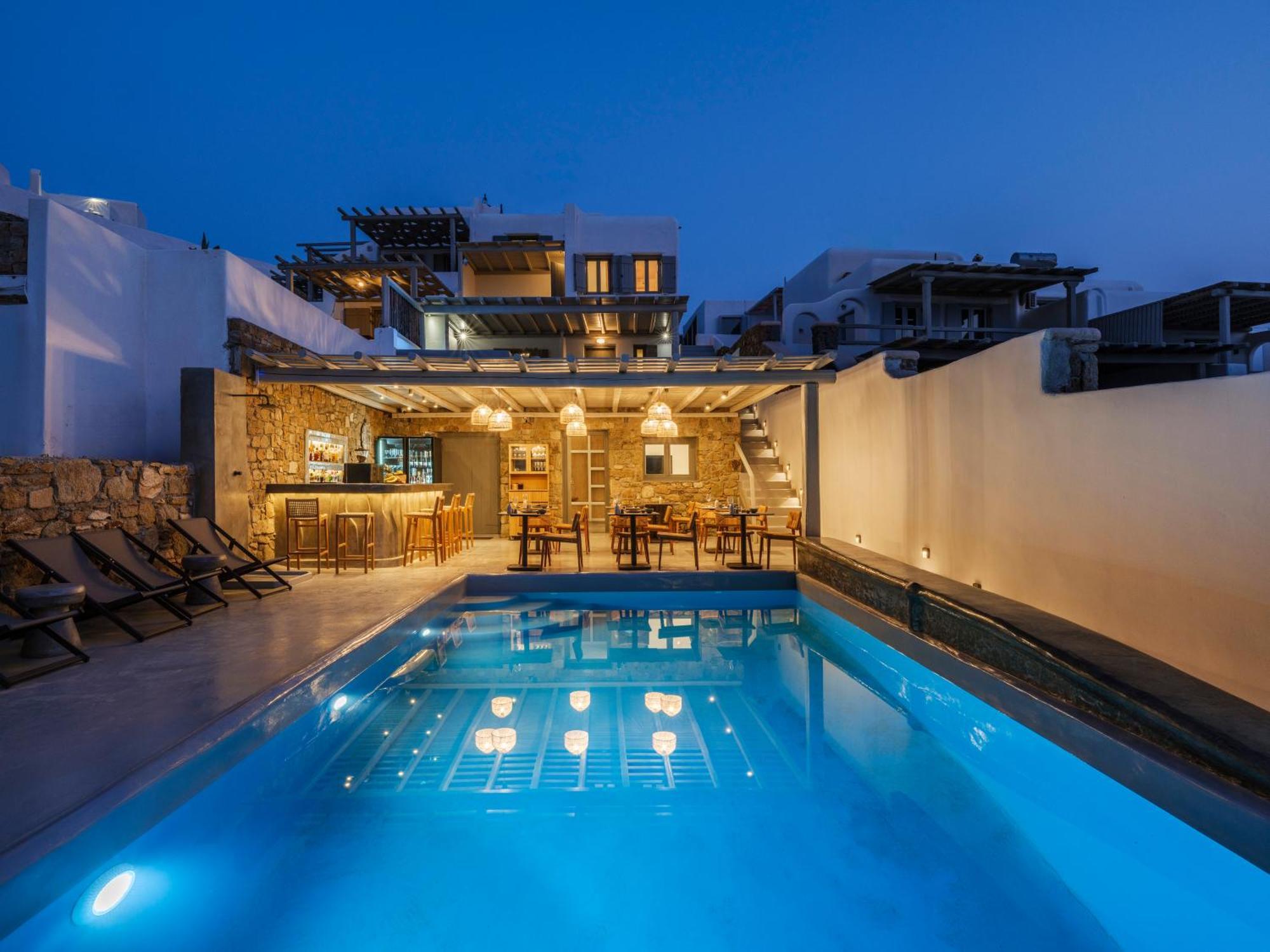The Mykonist Merchia Beach Villas & Suites מראה חיצוני תמונה