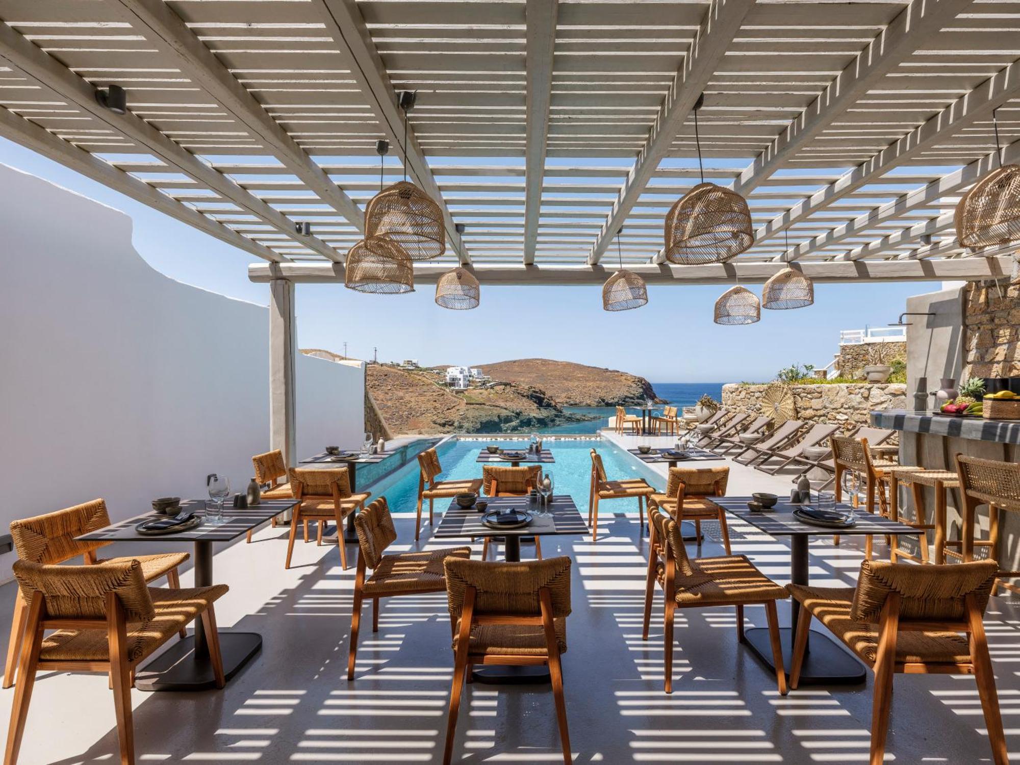 The Mykonist Merchia Beach Villas & Suites מראה חיצוני תמונה