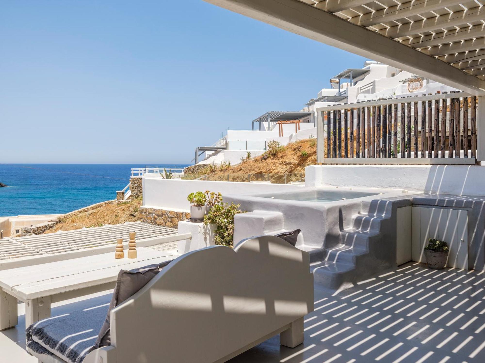 The Mykonist Merchia Beach Villas & Suites מראה חיצוני תמונה